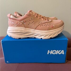HOKA Vibrant Bloom Bondi L BP Sneaker (Women’s 7.5)